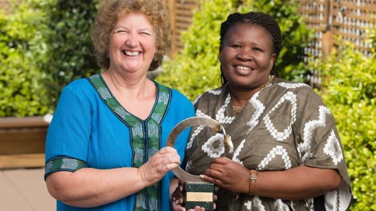 Makoma Lekalakala e Liz McDaid Premio Nobel per l’ambiente, sezione Africa.